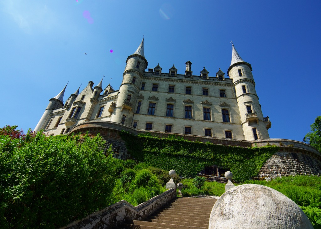 Dunrobin Castle, Scotland jigsaw puzzle in Castles puzzles on TheJigsawPuzzles.com