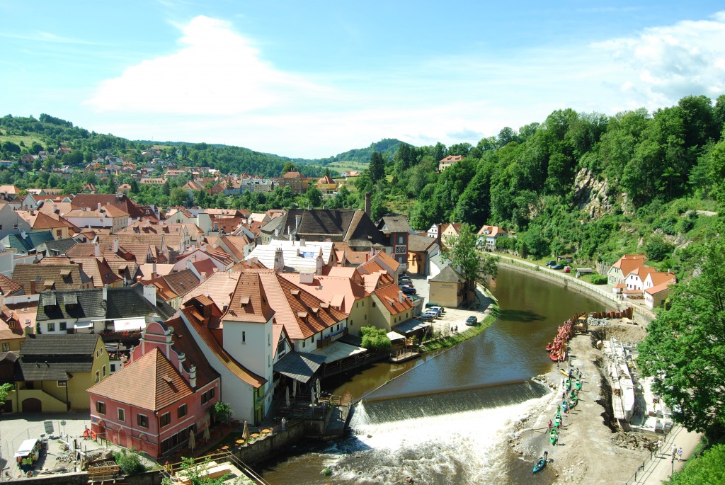 Vltava River, Czech Republic jigsaw puzzle in Waterfalls puzzles on TheJigsawPuzzles.com