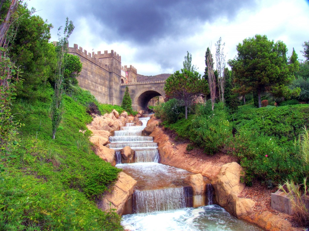 Cascade jigsaw puzzle in Waterfalls puzzles on TheJigsawPuzzles.com