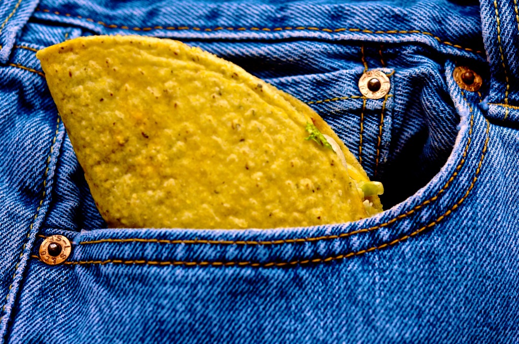 Taco In My Pocket jigsaw puzzle in Macro puzzles on TheJigsawPuzzles.com