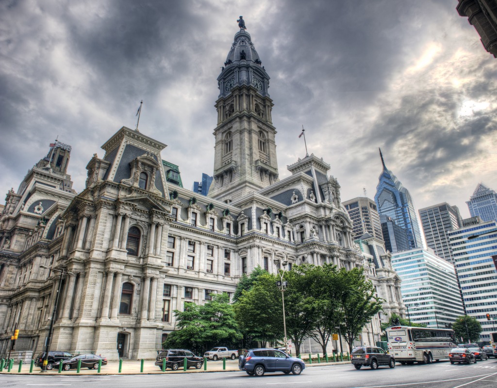 Philadelphia City Hall jigsaw puzzle in Street View puzzles on TheJigsawPuzzles.com