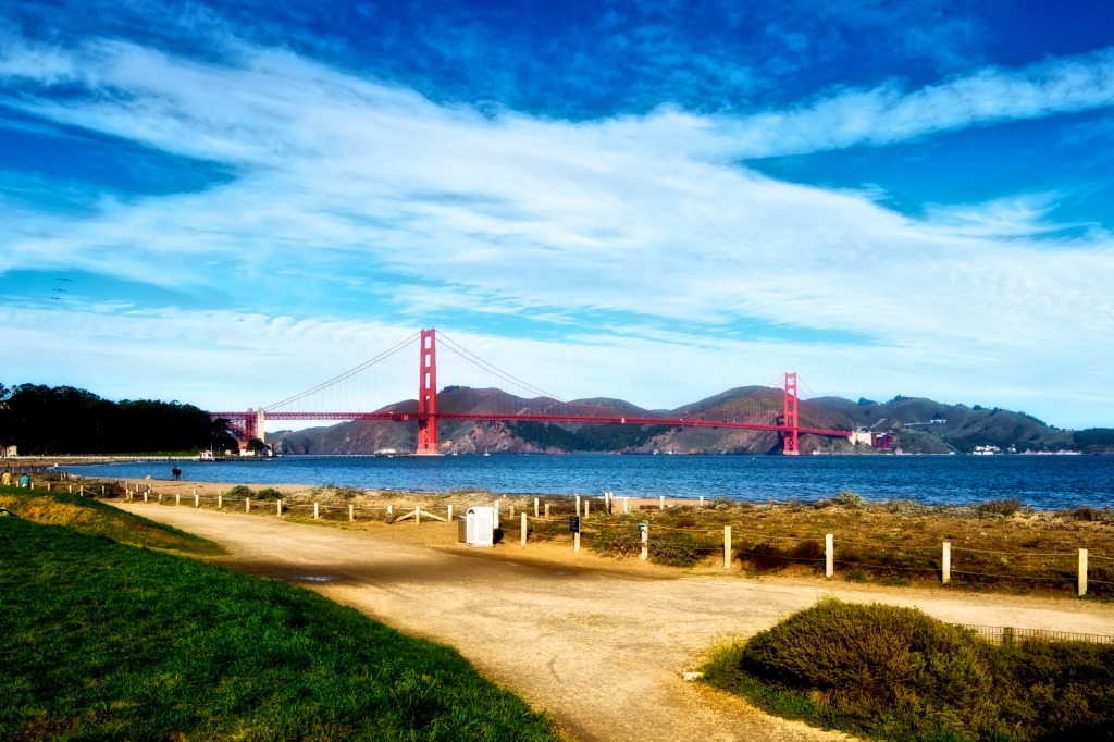 Golden Gate Bridge jigsaw puzzle in Bridges puzzles on TheJigsawPuzzles.com