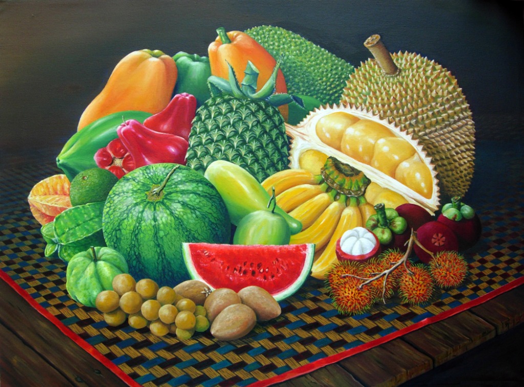 Tropical Fruits jigsaw puzzle in Fruits & Veggies puzzles on TheJigsawPuzzles.com