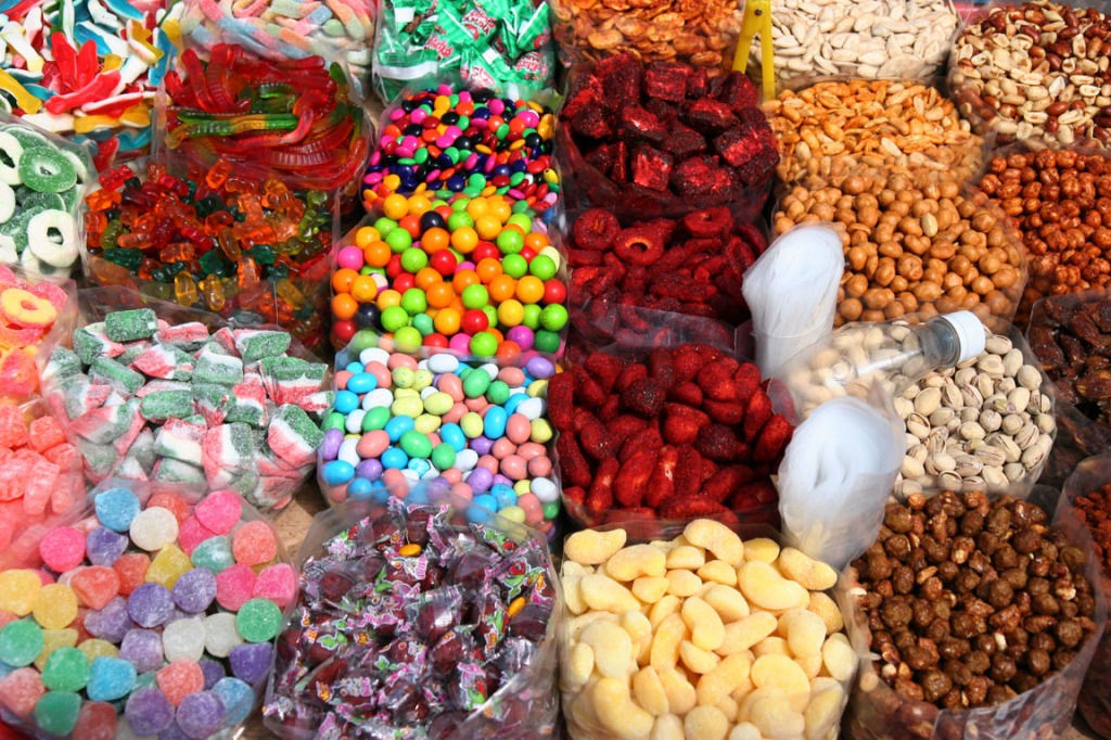 Candy and Nuts jigsaw puzzle in Food & Bakery puzzles on TheJigsawPuzzles.com