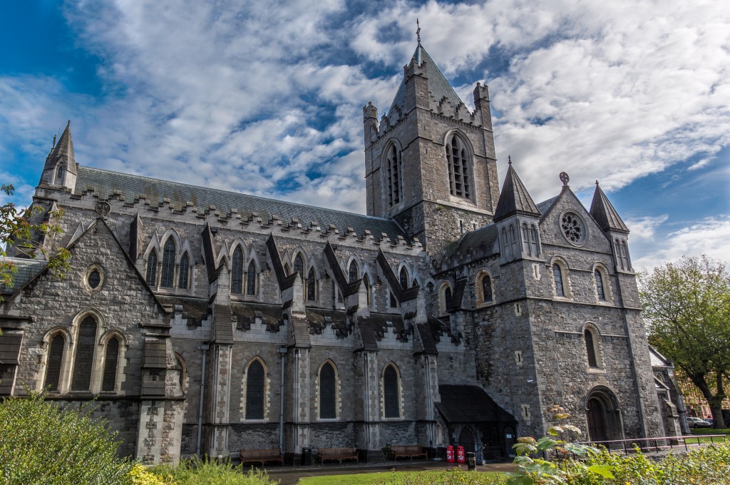 Christ Church Cathedral, Dublin, Ireland jigsaw puzzle in Street View puzzles on TheJigsawPuzzles.com