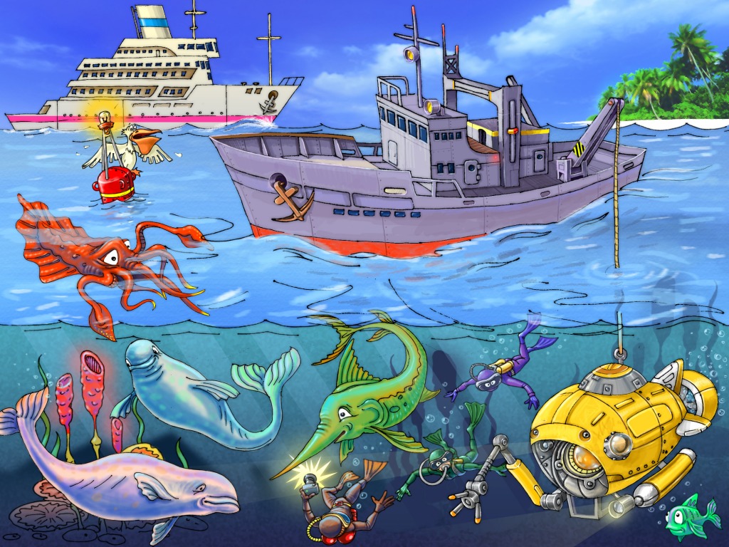 Under the Sea jigsaw puzzle in Kids Puzzles puzzles on TheJigsawPuzzles.com