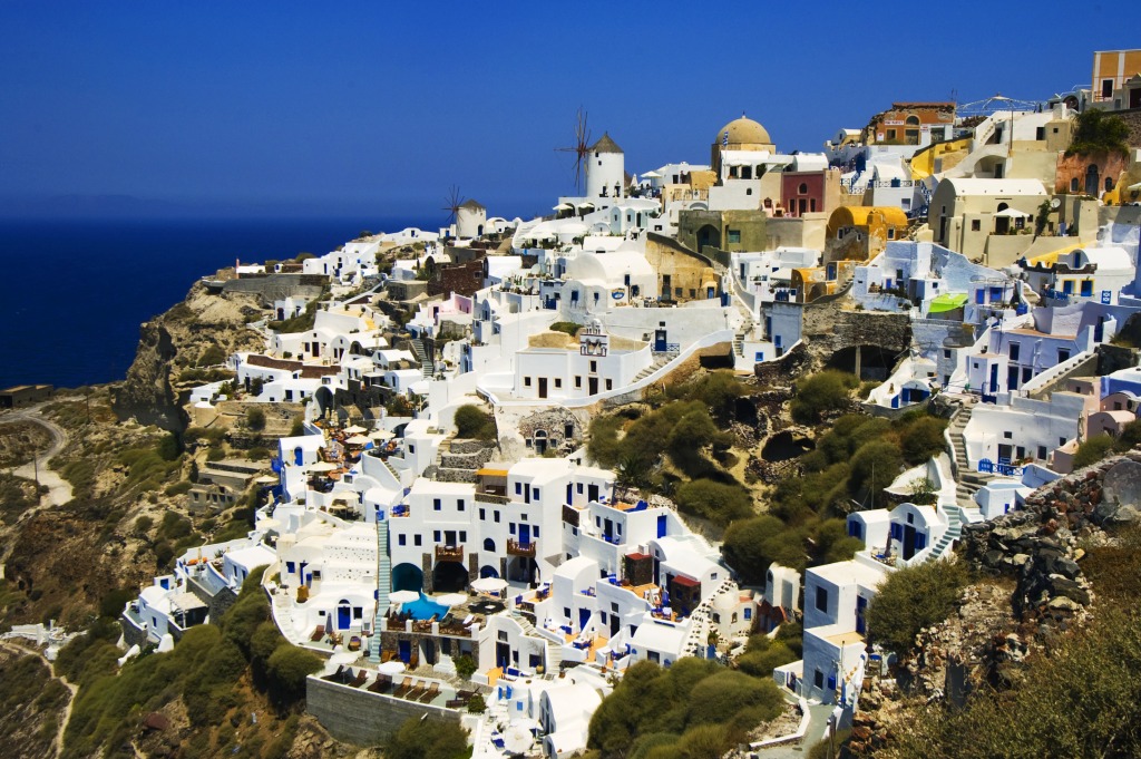 Oia Community, Island of Thera, Greece jigsaw puzzle in Street View puzzles on TheJigsawPuzzles.com