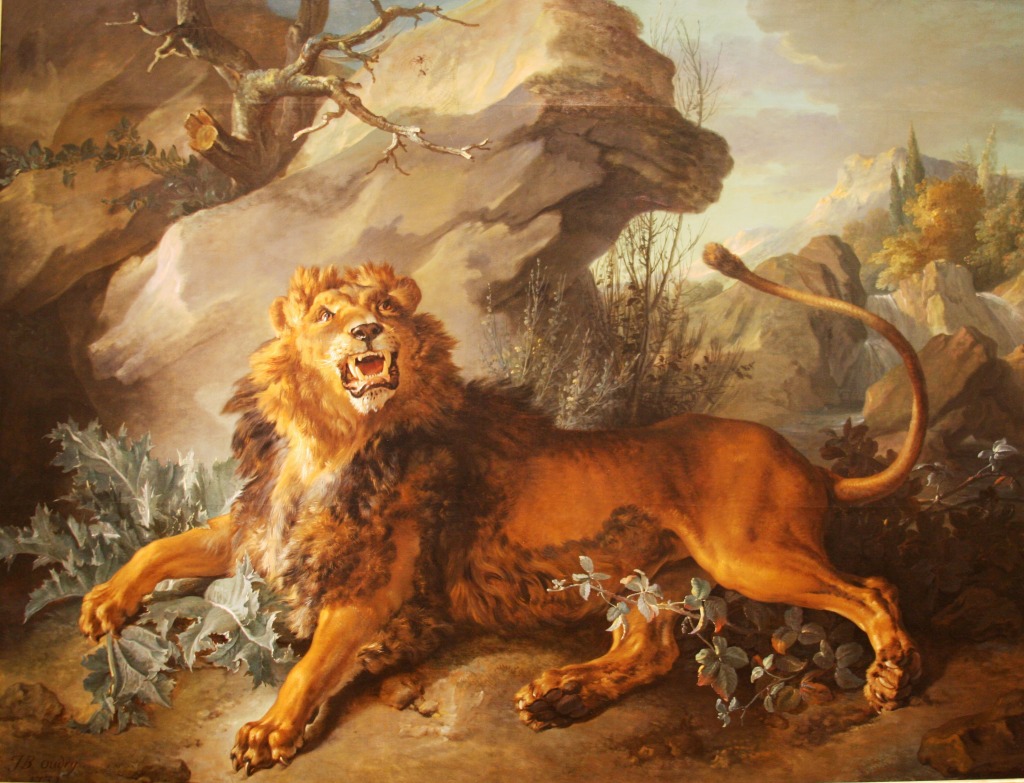 The Lion and the Spider jigsaw puzzle in Animals puzzles on TheJigsawPuzzles.com