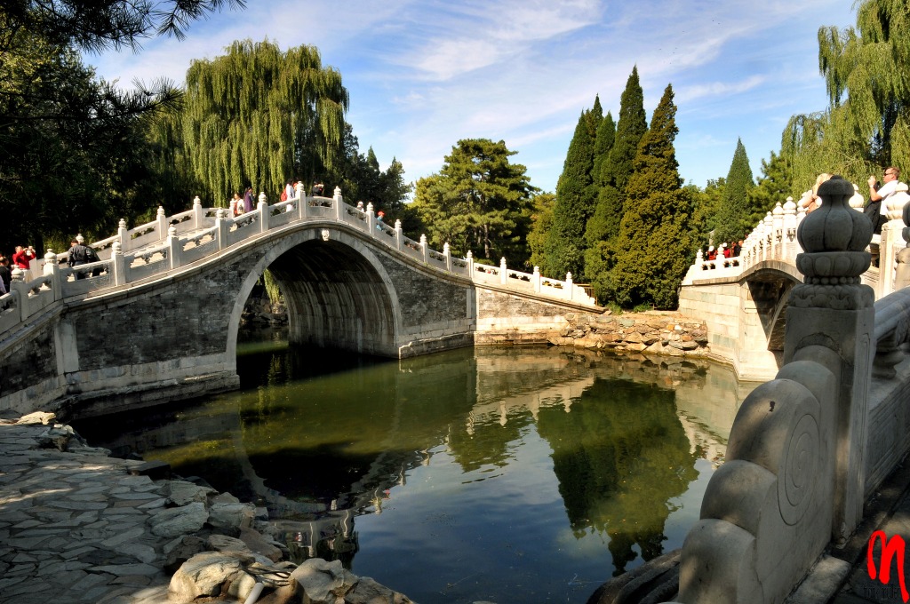 Summer Palace Bridge, Beijing, China jigsaw puzzle in Bridges puzzles on TheJigsawPuzzles.com