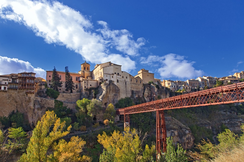 St. Paul's Bridge, Cuenca, Spain jigsaw puzzle in Bridges puzzles on TheJigsawPuzzles.com