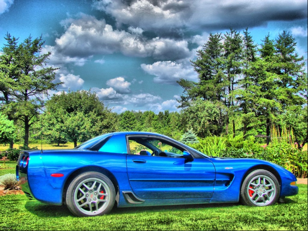 2002 Z06 Corvette jigsaw puzzle in Cars & Bikes puzzles on TheJigsawPuzzles.com