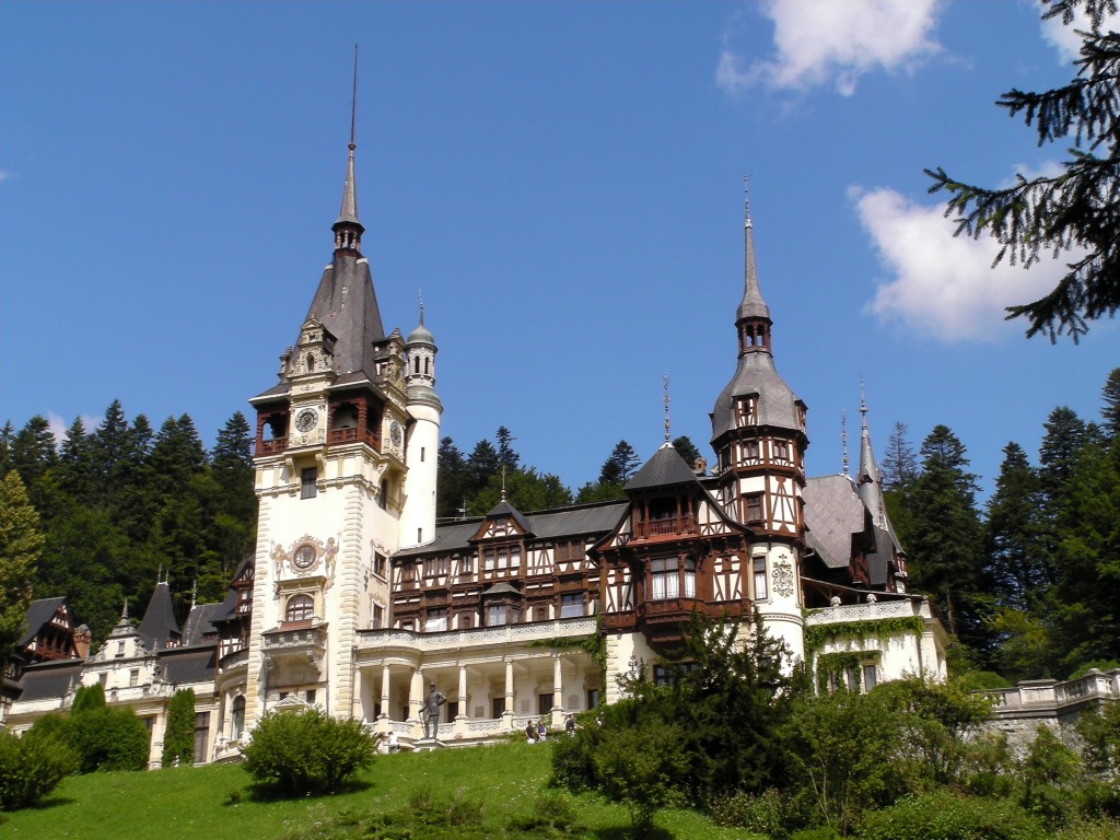 Peleş Castle, Romania jigsaw puzzle in Castles puzzles on TheJigsawPuzzles.com