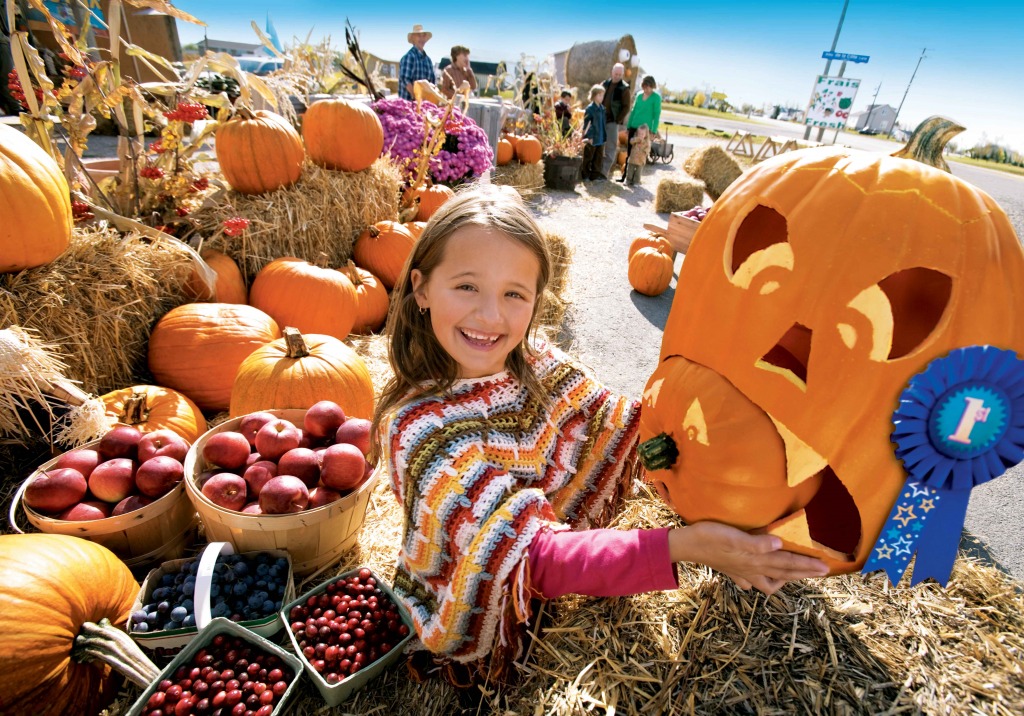 Pumpkin Carving Contest, New Brunswick, Canada jigsaw puzzle in Halloween puzzles on TheJigsawPuzzles.com