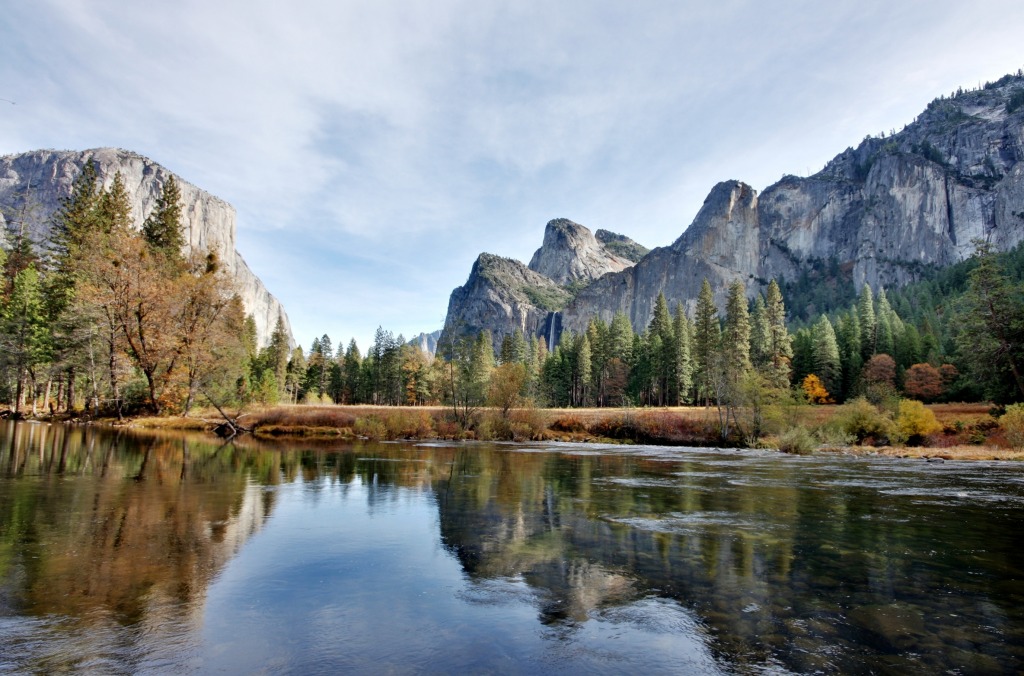 Yosemite El Capitan Meadow jigsaw puzzle in Waterfalls puzzles on TheJigsawPuzzles.com