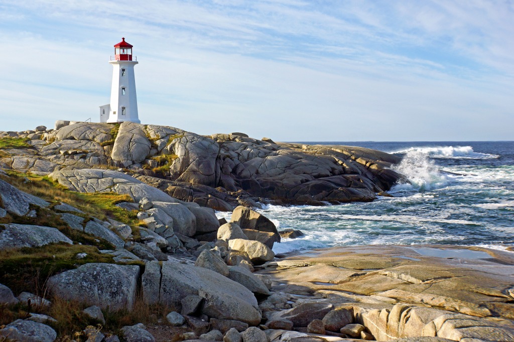 Peggy's Cove, Nova Scotia, Canada jigsaw puzzle in Puzzle of the Day puzzles on TheJigsawPuzzles.com