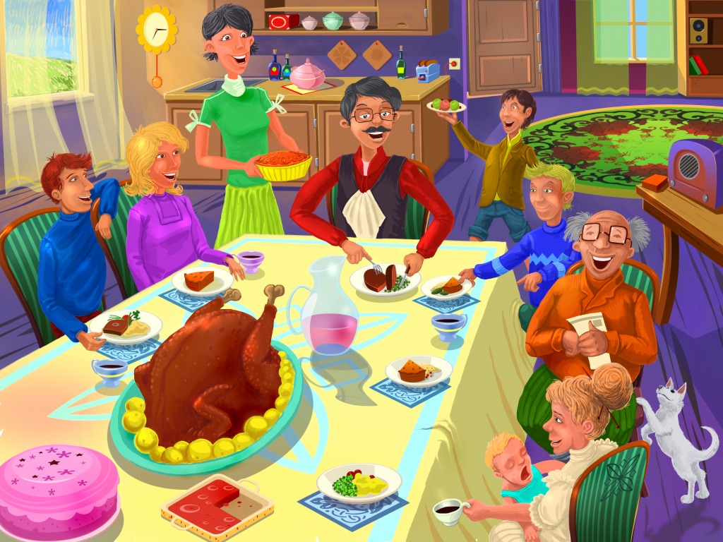 Happy Thanksgiving! jigsaw puzzle in Puzzle of the Day puzzles on TheJigsawPuzzles.com