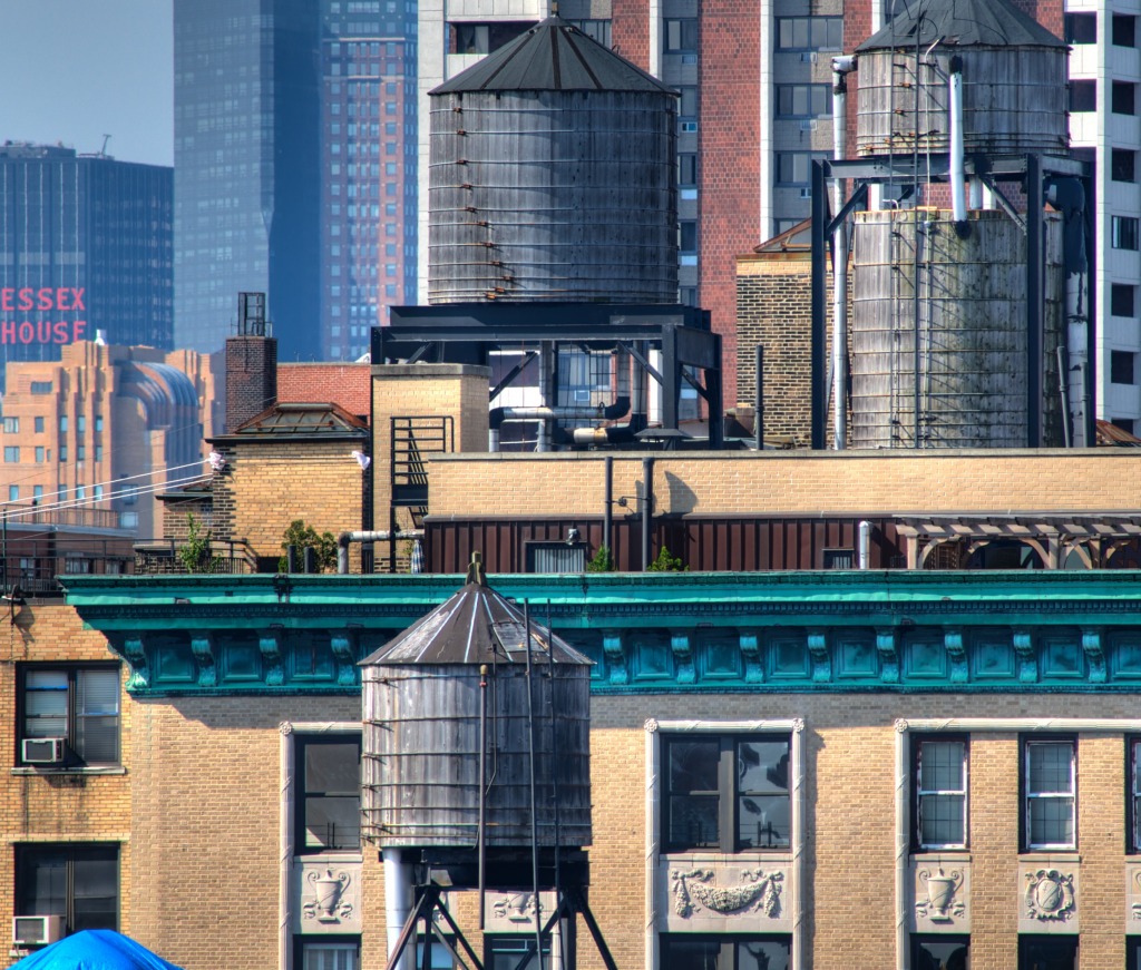 New York City Water Towers jigsaw puzzle in Street View puzzles on TheJigsawPuzzles.com