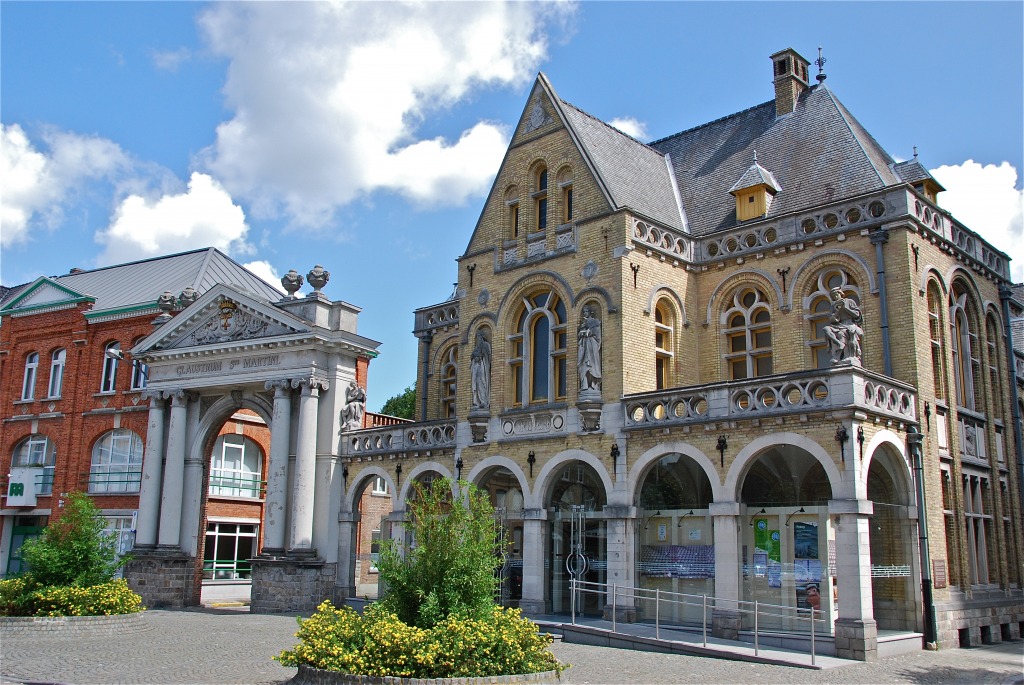 Ypres, Belgium jigsaw puzzle in Street View puzzles on TheJigsawPuzzles.com