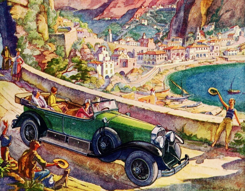 1928 Cadillac Series 341 jigsaw puzzle in Street View puzzles on TheJigsawPuzzles.com