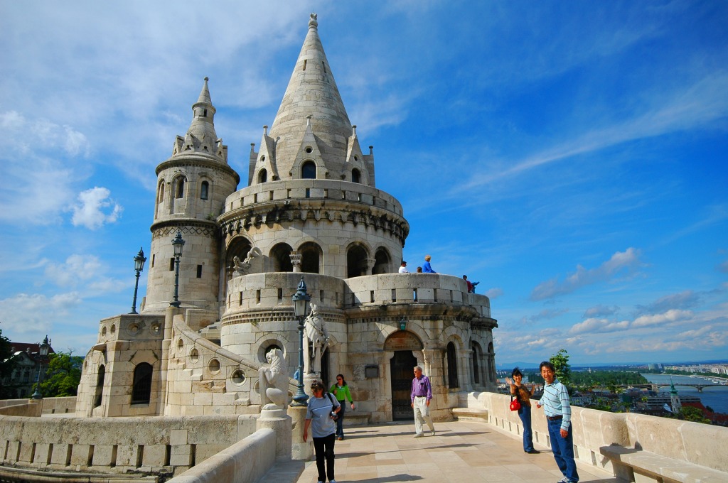 Fishermen's Bastion, Budapest jigsaw puzzle in Castles puzzles on TheJigsawPuzzles.com