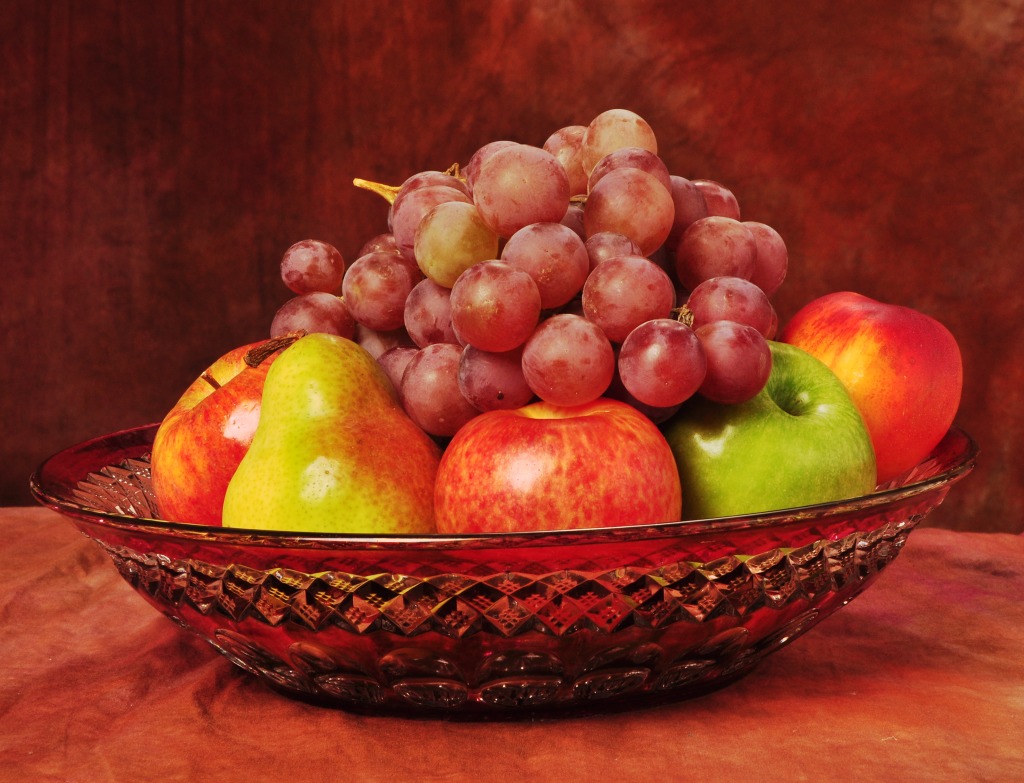 Fruit Plate jigsaw puzzle in Fruits & Veggies puzzles on TheJigsawPuzzles.com