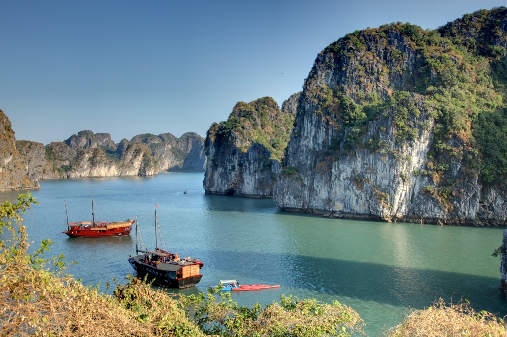Halong Bay, Vietnam jigsaw puzzle in Great Sightings puzzles on TheJigsawPuzzles.com
