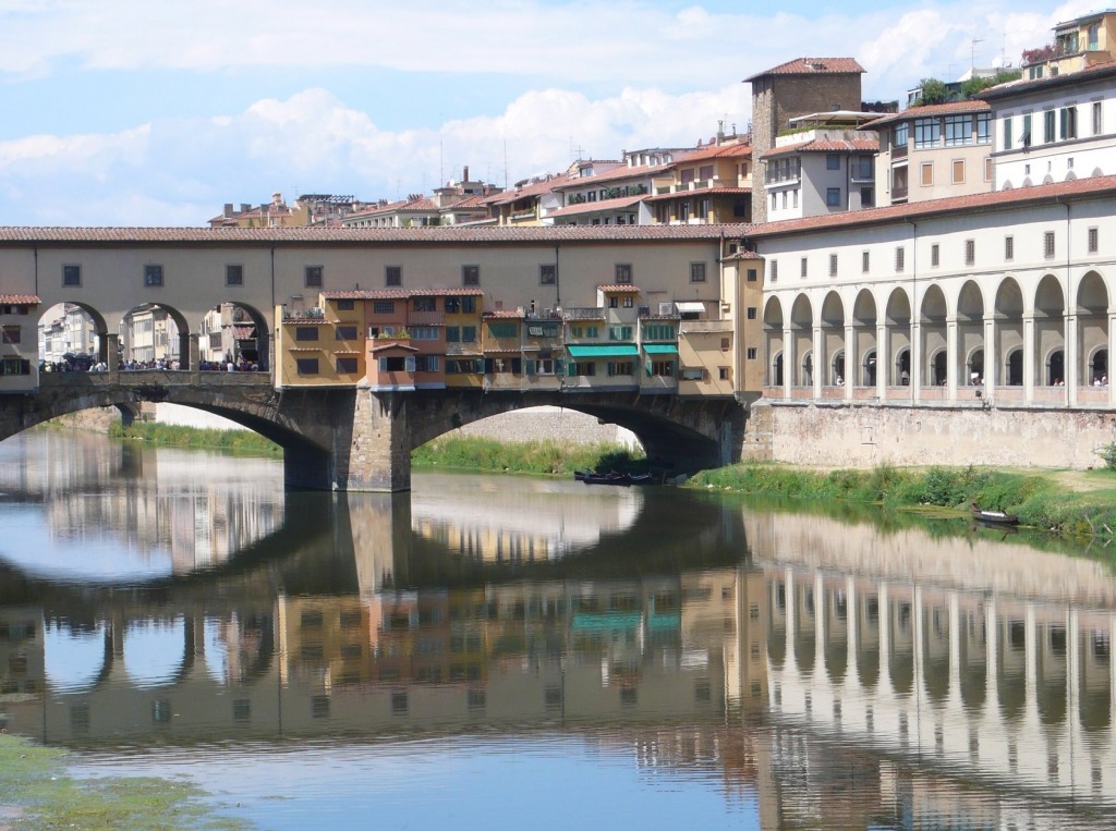 Ponte Vecchio, Italy jigsaw puzzle in Bridges puzzles on TheJigsawPuzzles.com