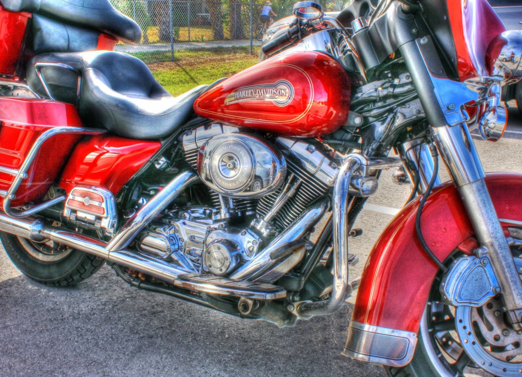 Harley Ultra Classic jigsaw puzzle in Cars & Bikes puzzles on TheJigsawPuzzles.com