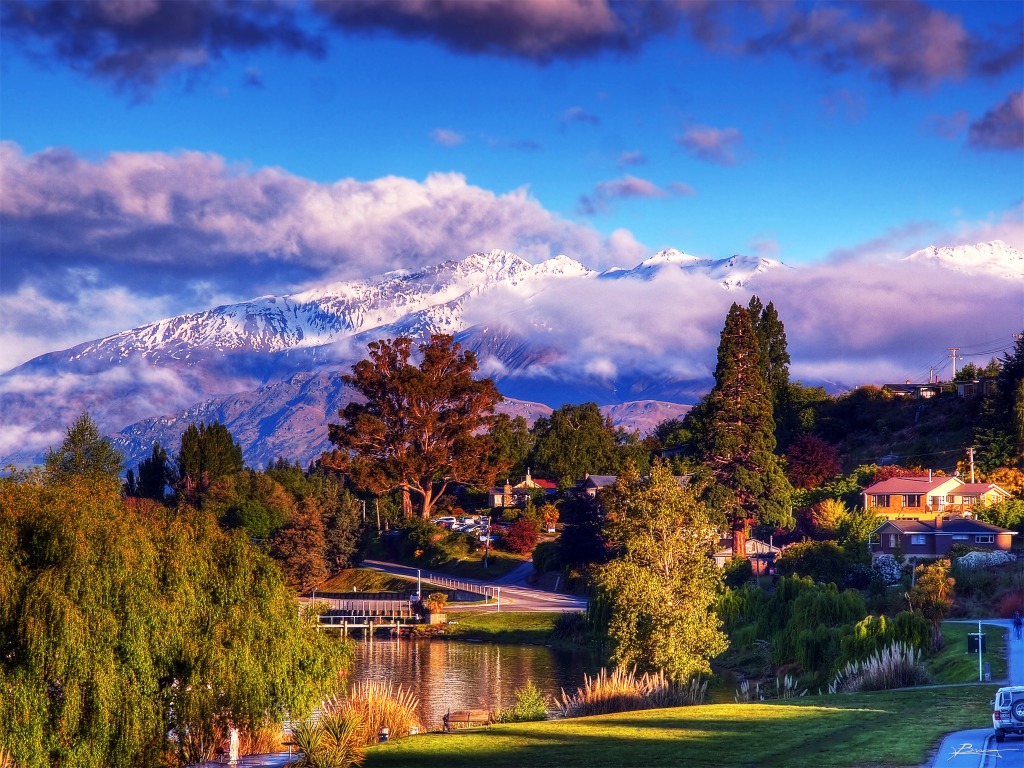 Morning View from Lakeside Rd, Roys Bay jigsaw puzzle in Puzzle of the Day puzzles on TheJigsawPuzzles.com