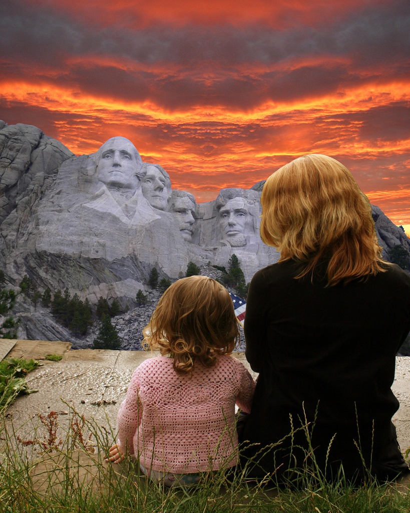 Mt Rushmore National Memorial jigsaw puzzle in Puzzle of the Day puzzles on TheJigsawPuzzles.com