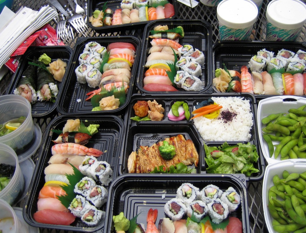Sushi-fest jigsaw puzzle in Puzzle of the Day puzzles on TheJigsawPuzzles.com