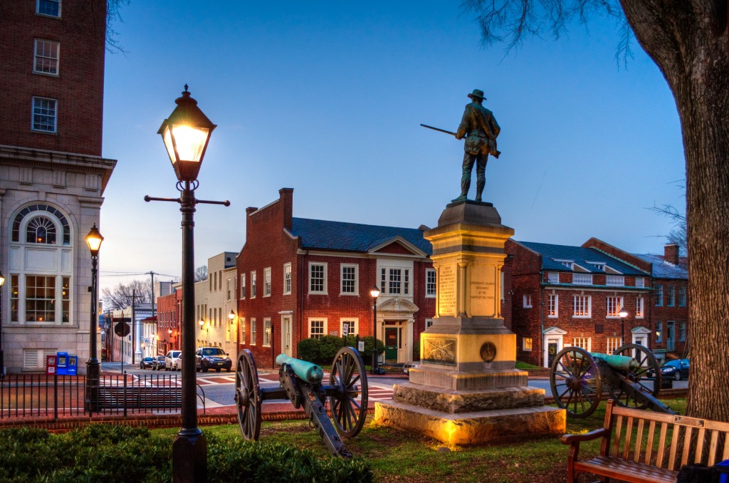 Court Square, Charlottesville, VA jigsaw puzzle in Street View puzzles on TheJigsawPuzzles.com