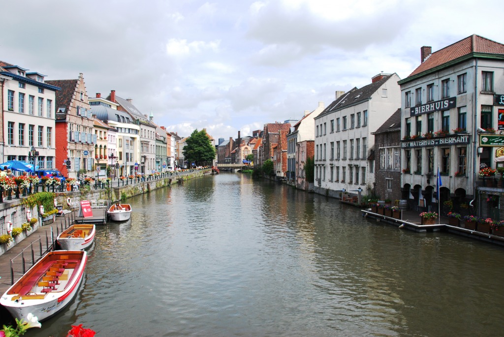 Ghent, Belgium jigsaw puzzle in Bridges puzzles on TheJigsawPuzzles.com