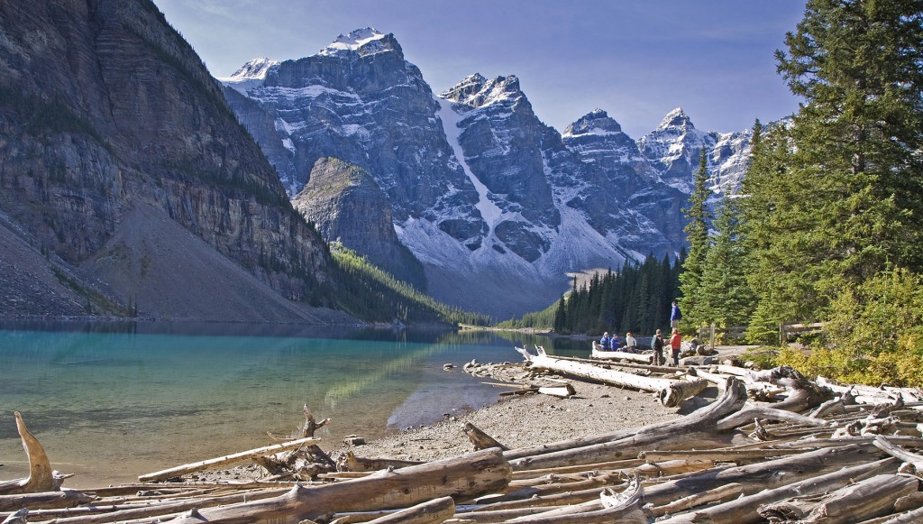 Moraine Lake, Banff National Park, Canada jigsaw puzzle in Great Sightings puzzles on TheJigsawPuzzles.com