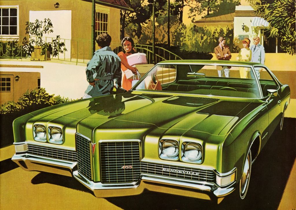 1971 Pontiac Bonneville Hardtop Coupe jigsaw puzzle in Cars & Bikes puzzles on TheJigsawPuzzles.com