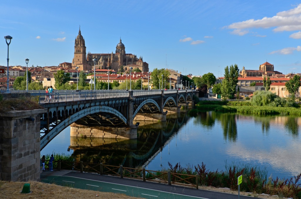 Old Quarter of Salamanca, Spain jigsaw puzzle in Puzzle of the Day puzzles on TheJigsawPuzzles.com