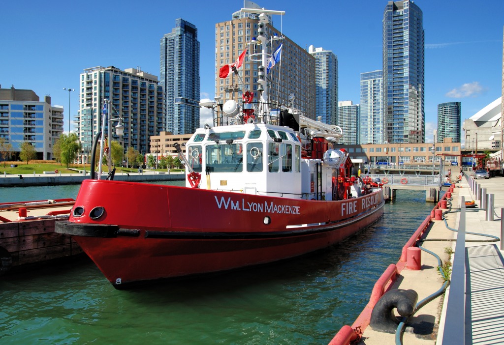 William Lyon Mackenzie Fire Ship, Toronto jigsaw puzzle in Puzzle of the Day puzzles on TheJigsawPuzzles.com