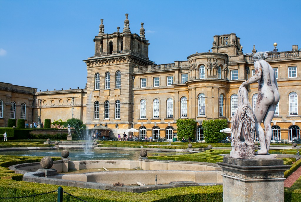 Blenheim Palace Water Terraces jigsaw puzzle in Puzzle of the Day puzzles on TheJigsawPuzzles.com