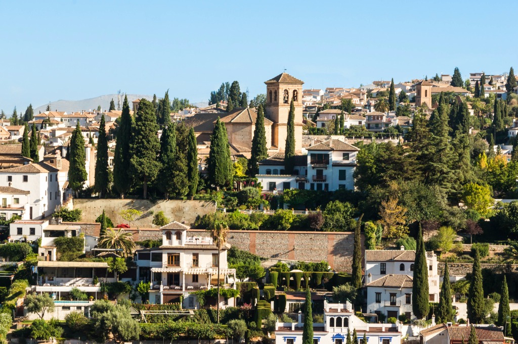 San Bartolomé Church, Granada, Spain jigsaw puzzle in Puzzle of the Day puzzles on TheJigsawPuzzles.com