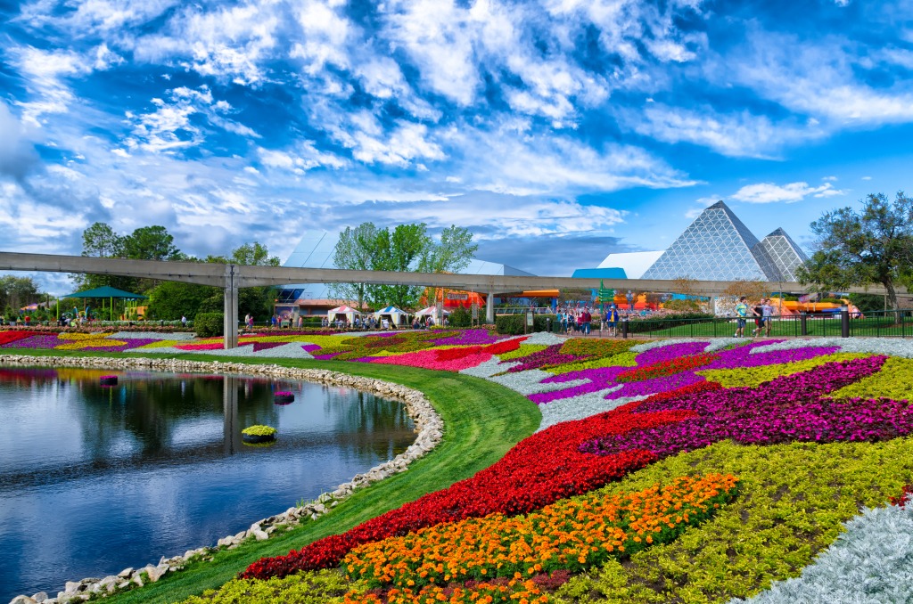 Walt Disney World in Orlando, Florida jigsaw puzzle in Flowers puzzles on TheJigsawPuzzles.com