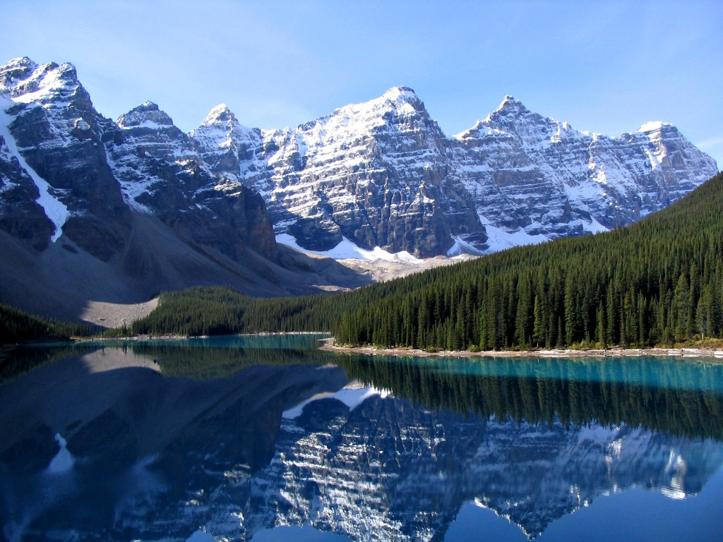 Moraine Lake, Banff National Park, Canada jigsaw puzzle in Great Sightings puzzles on TheJigsawPuzzles.com