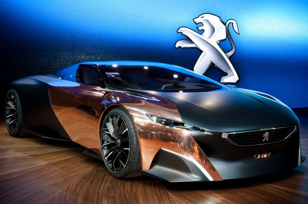 Peugeot Onyx, Mondial de Paris jigsaw puzzle in Cars & Bikes puzzles on TheJigsawPuzzles.com