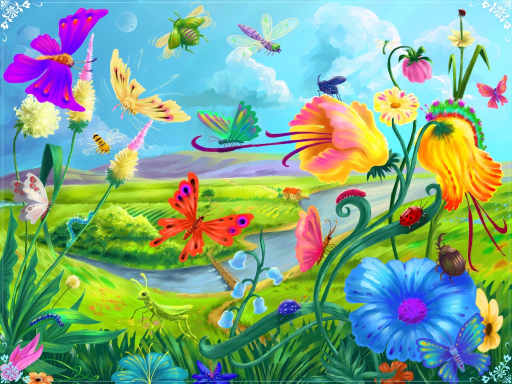 Butterflies jigsaw puzzle in Kids Puzzles puzzles on TheJigsawPuzzles.com