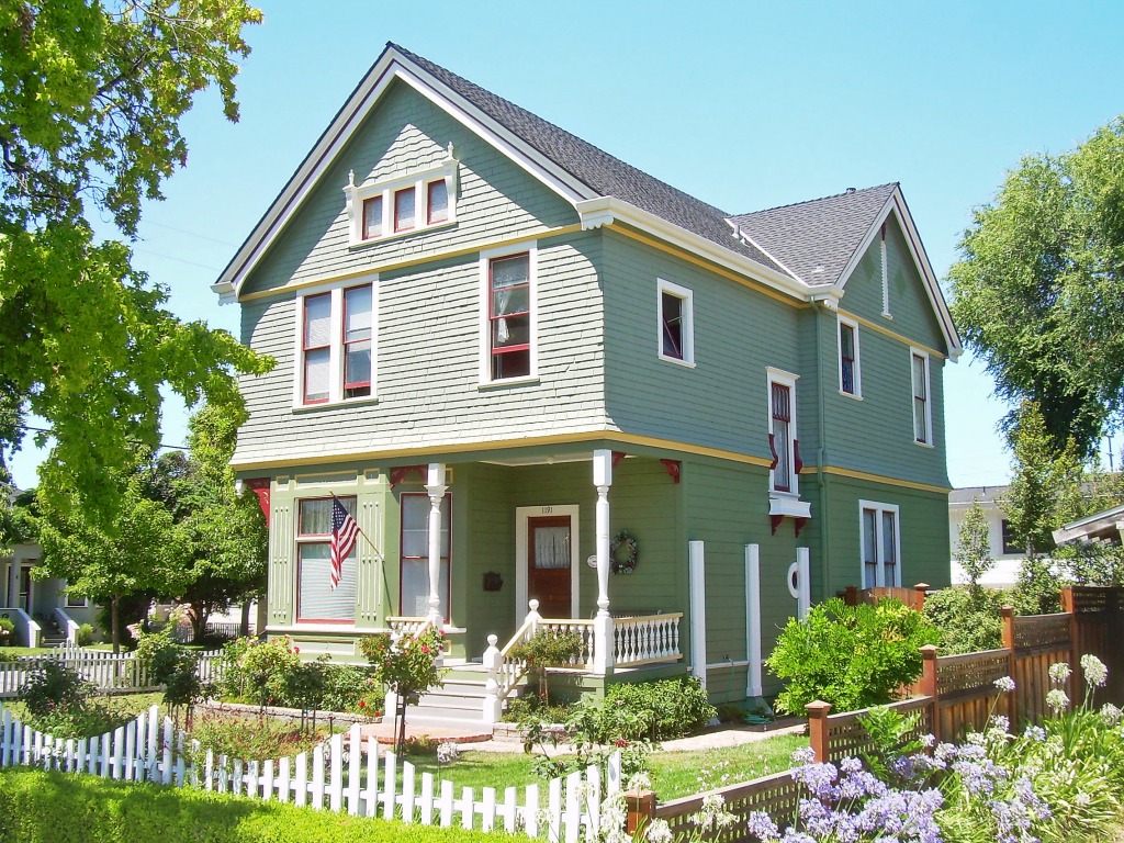 Victorian House, Santa Clara, California jigsaw puzzle in Street View puzzles on TheJigsawPuzzles.com