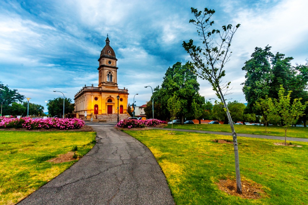 Church in Adelaide, South Australia jigsaw puzzle in Street View puzzles on TheJigsawPuzzles.com