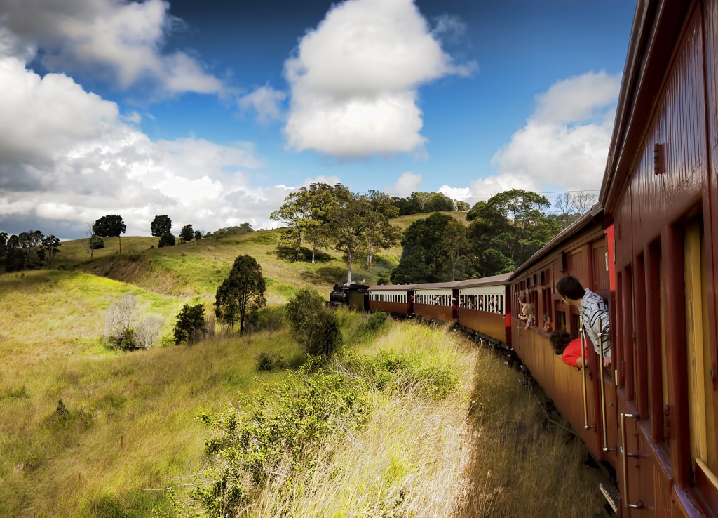 Mary Valley Heritage Railway, Australia jigsaw puzzle in Great Sightings puzzles on TheJigsawPuzzles.com