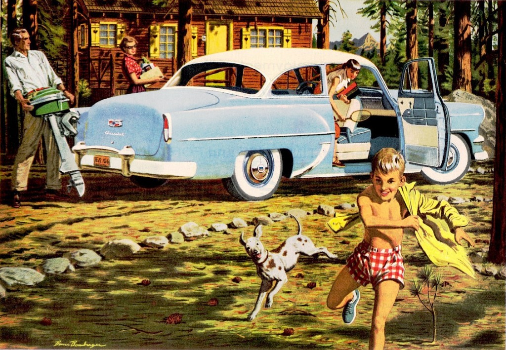 1954 Chevrolet Delray Club Coupe jigsaw puzzle in Cars & Bikes puzzles on TheJigsawPuzzles.com