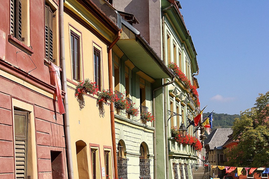 Sighisoara, Transylvania jigsaw puzzle in Street View puzzles on TheJigsawPuzzles.com