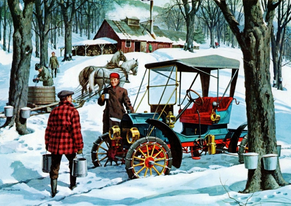 1912 Brush Runabout jigsaw puzzle in Puzzle of the Day puzzles on TheJigsawPuzzles.com