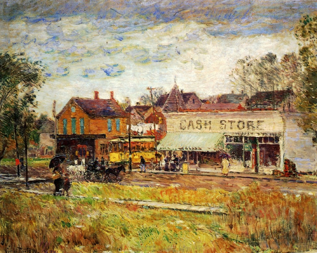 End of the Trolley Line, Oak Park, Illinois jigsaw puzzle in Piece of Art puzzles on TheJigsawPuzzles.com